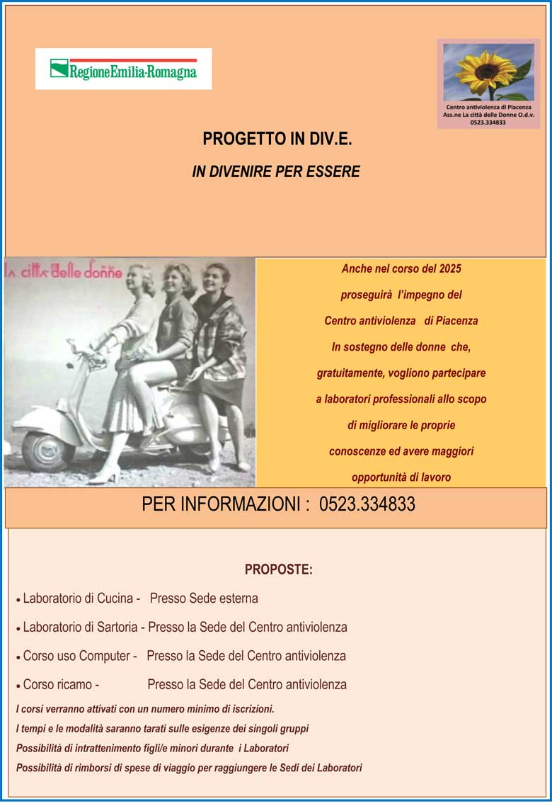 VOLANTINO PROGETTO IN DIV